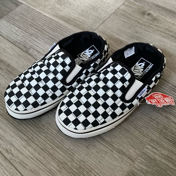 vans checkerboard slippers